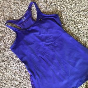 Stretch fit dry Nike racer back workout tank top
